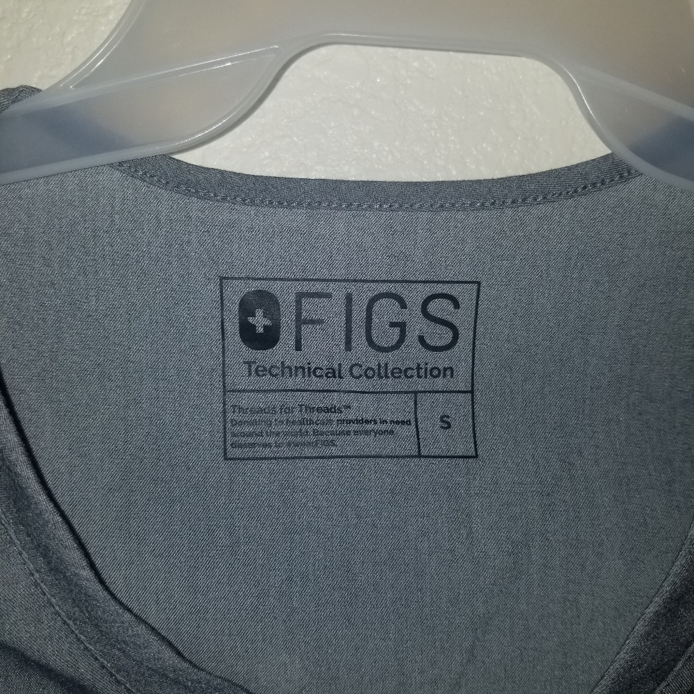 Figs top Slim fit Zinga Graphite S - Picture 3 of 5